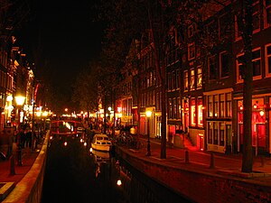 רובע החלונות האדומים באמסטרדם